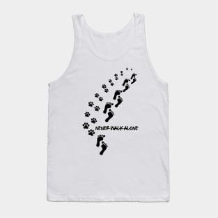 Dog Lover Never Walk Alone Tank Top